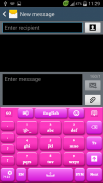 Pink Keyboard for Smartphone screenshot 6