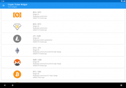 Crypto Ticker Widget screenshot 2