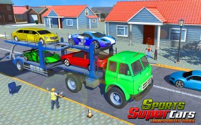Real Car Transport Truck Games screenshot 7