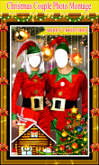 Christmas Couple Photo Montage screenshot 0