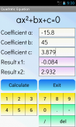 Quadratic Equation Solver screenshot 2