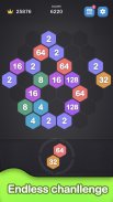 2048 Hexagon-Number Merge Game screenshot 6