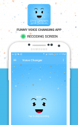 Cambiador de voz Funny App screenshot 6