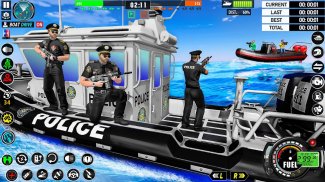 Police Boat Crime Shooting Gam screenshot 4