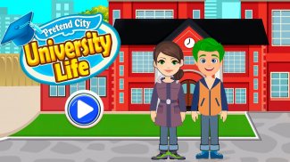 Pretend City University Life screenshot 0