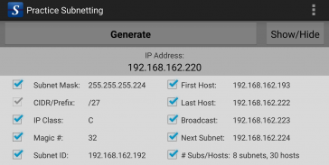 Practice Subnetting screenshot 3