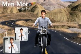 Men Moto Photo Suit screenshot 0