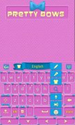 Pretty Bow GO Keyboard Theme screenshot 3