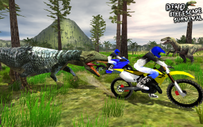 Dino Escape Bike Survival screenshot 0