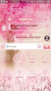 Cherry blossoms Next SMS Skin screenshot 4