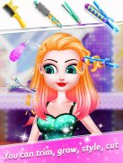 Fashion Celebrity Hair Salon: Make Up And Dress up screenshot 0