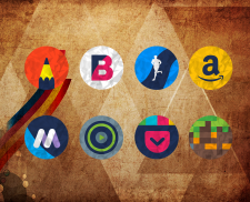 Color Paper - Icon Pack screenshot 2