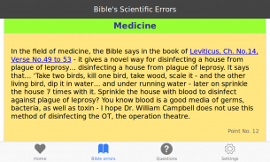 Scientific Errors in the Bible :KJV, BBE, ASV, LSG screenshot 6