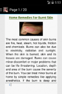 Burnt Skin Home Remedies screenshot 0