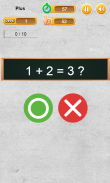 Equation Quiz OX - Math games screenshot 0