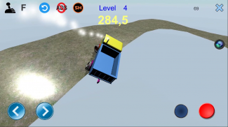 Hill climb truck - racing car. screenshot 6