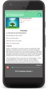 IELTS SPEAKING SAMPLE screenshot 0