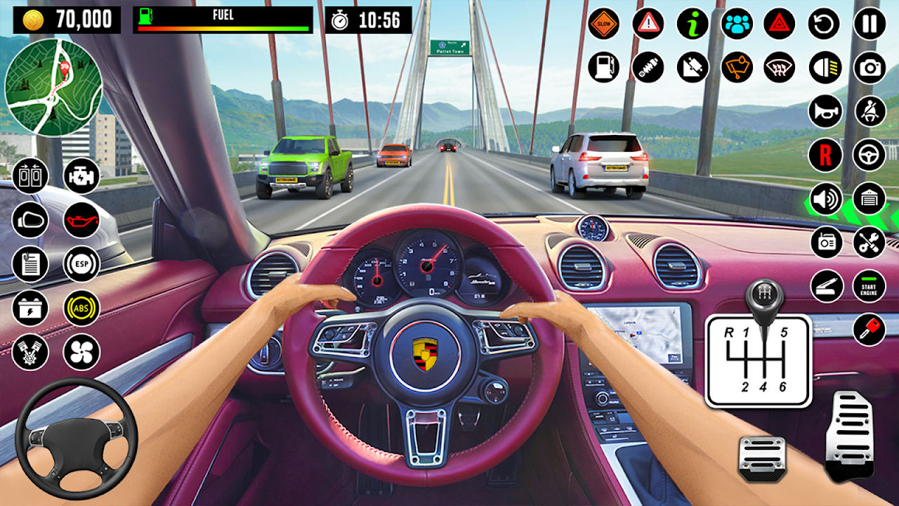 Download City Driving School Car Games android on PC