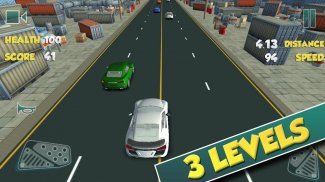 Traffic Racer Car 3D: Real Racing Highway screenshot 1