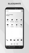 Black & White Theme - Art Fine Launcher screenshot 0