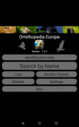 Ornithopedia Europe screenshot 0