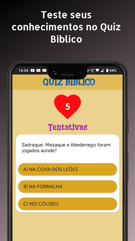 Quiz JFA - Jogo Bíblico de Perguntas e Respostas - Baixar APK para Android