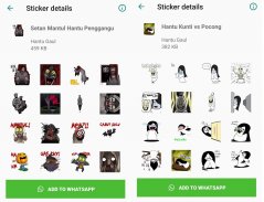 WA Sticker Hantu Gaul for Whatsapp screenshot 6