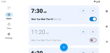 Sleepo: Minimalist alarm clock screenshot 1