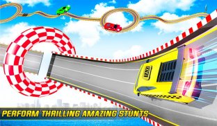 Taxi Car Mega Ramp Stunt: GT Car Racing Stunt Game screenshot 0