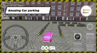 Stadt Rosa Auto Parkplatz screenshot 10