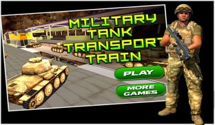 Military Tank Transport Train screenshot 0