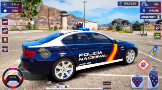مطاردة الشرطة وقوف السيارات 3D screenshot 4