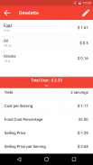 Food Cost Calculator screenshot 3