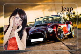 Jeep Photo Frame Editor screenshot 2