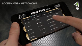 Simple Drums Deluxe - Drum set screenshot 1