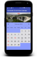 Karnataka Government Calendar screenshot 1