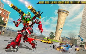 Killer Clown Transform Robot Games screenshot 1