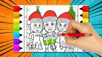 Pj Super heroes coloring mask screenshot 1