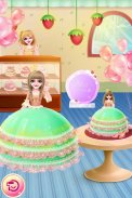 Queen Skirt Cake Making screenshot 4