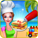 Food Truck Cooking Land: Crazy Chef Kitchen Game Icon