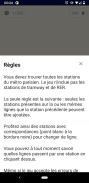 Jeu des stations screenshot 2