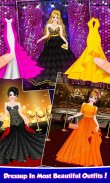 Prom Party Fashion Doll Salon Dress Up Game screenshot 8