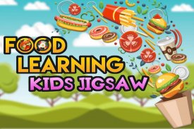 Food Learning Kids Jigsaw Game screenshot 0