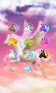 Magical Unicorn Lock screen Passcode, Unicorn 2019 screenshot 3