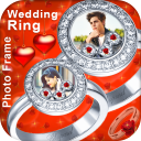 Ring Wedding Dual Photo Frame Icon