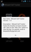 Missed Call Tracker screenshot 1