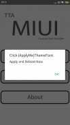 TTA MIUI Custom font installer screenshot 0