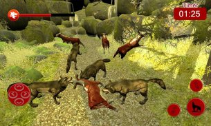 Simulation de loup en colère - famille Life ofWild screenshot 3