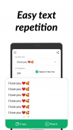 تكرار النص: تكرار النص screenshot 0