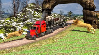 Trang trại động vật vận chuyển xe tải Simulator 17 screenshot 5